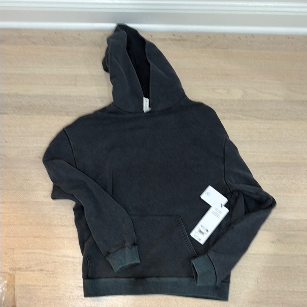 ALO Yoga Charcoal Gray Chill Vintage Wash Hoodie